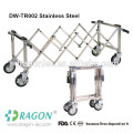 Aluminum alloy funeral cadaver mobile trolley mortuary manufacturers